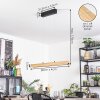 Fugelsta Pendelleuchte LED Schwarz, 1-flammig