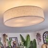 Foggia Deckenleuchte 50 cm Nickel-Matt, 3-flammig