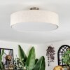 Foggia Deckenleuchte 50 cm Nickel-Matt, 3-flammig
