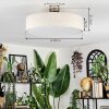 Foggia Deckenleuchte 50 cm Nickel-Matt, 3-flammig