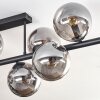 Gastor Deckenleuchte Glas 15 cm Rauchfarben, 10-flammig