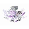 Reality FLOWER Wandleuchte Chrom, 2-flammig