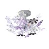 Reality FLOWER Wandleuchte Chrom, 2-flammig