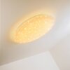 Deckenleuchte Grums LED Weiß, 1-flammig, Fernbedienung
