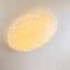 Deckenleuchte Grums LED Weiß, 1-flammig, Fernbedienung