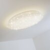 Deckenleuchte Grums LED Weiß, 1-flammig, Fernbedienung