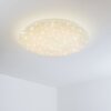 Deckenleuchte Grums LED Weiß, 1-flammig, Fernbedienung