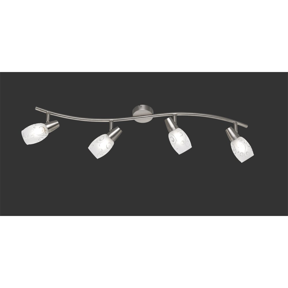 Reality COLMAR Deckenleuchte Nickel-Matt, 4-flammig main product photo