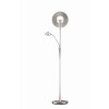 Trio Leuchten Quebec Stehleuchte LED Nickel-Matt, 1-flammig
