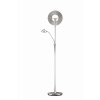 Trio Leuchten Quebec Stehleuchte LED Nickel-Matt, 1-flammig