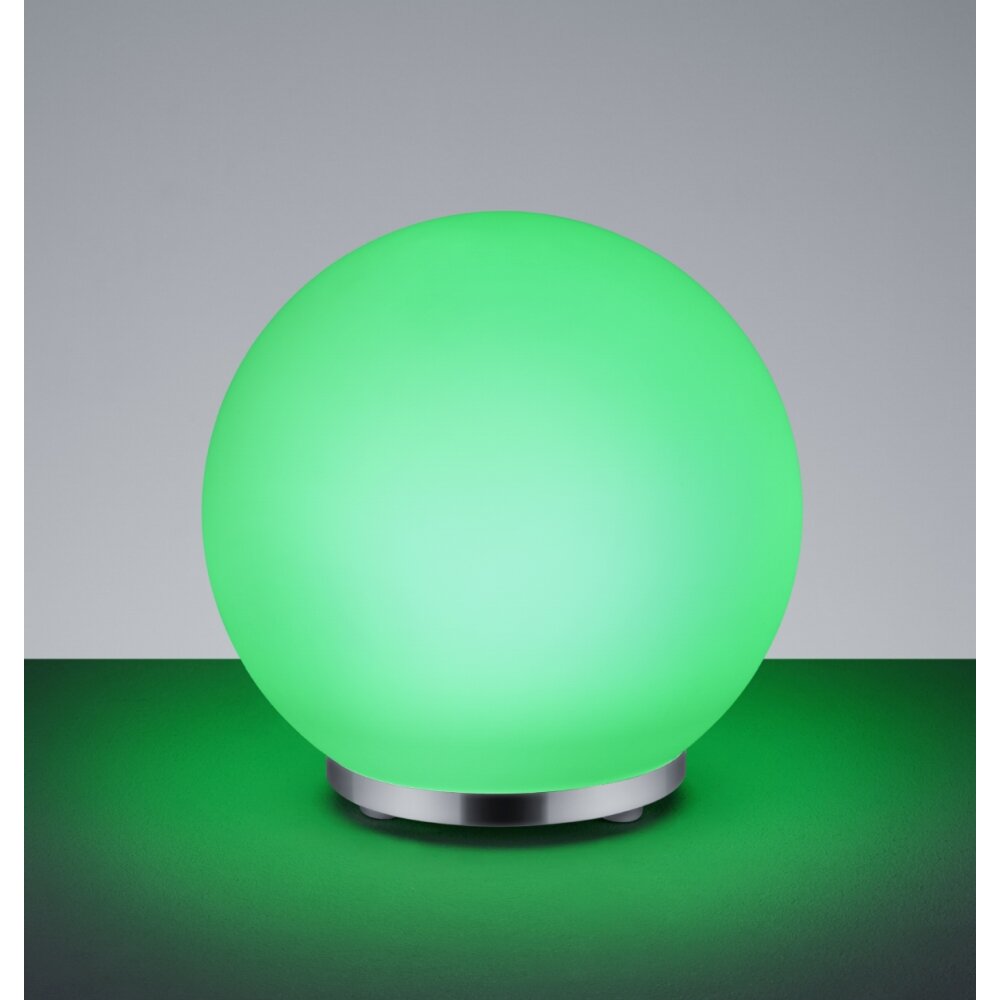 Reality GEORGE Tischleuchte LED Chrom, 1-flammig, Fernbedienung, Farbwechsler main product photo