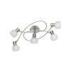 Reality ANTIBES Deckenleuchte Nickel-Matt, 5-flammig