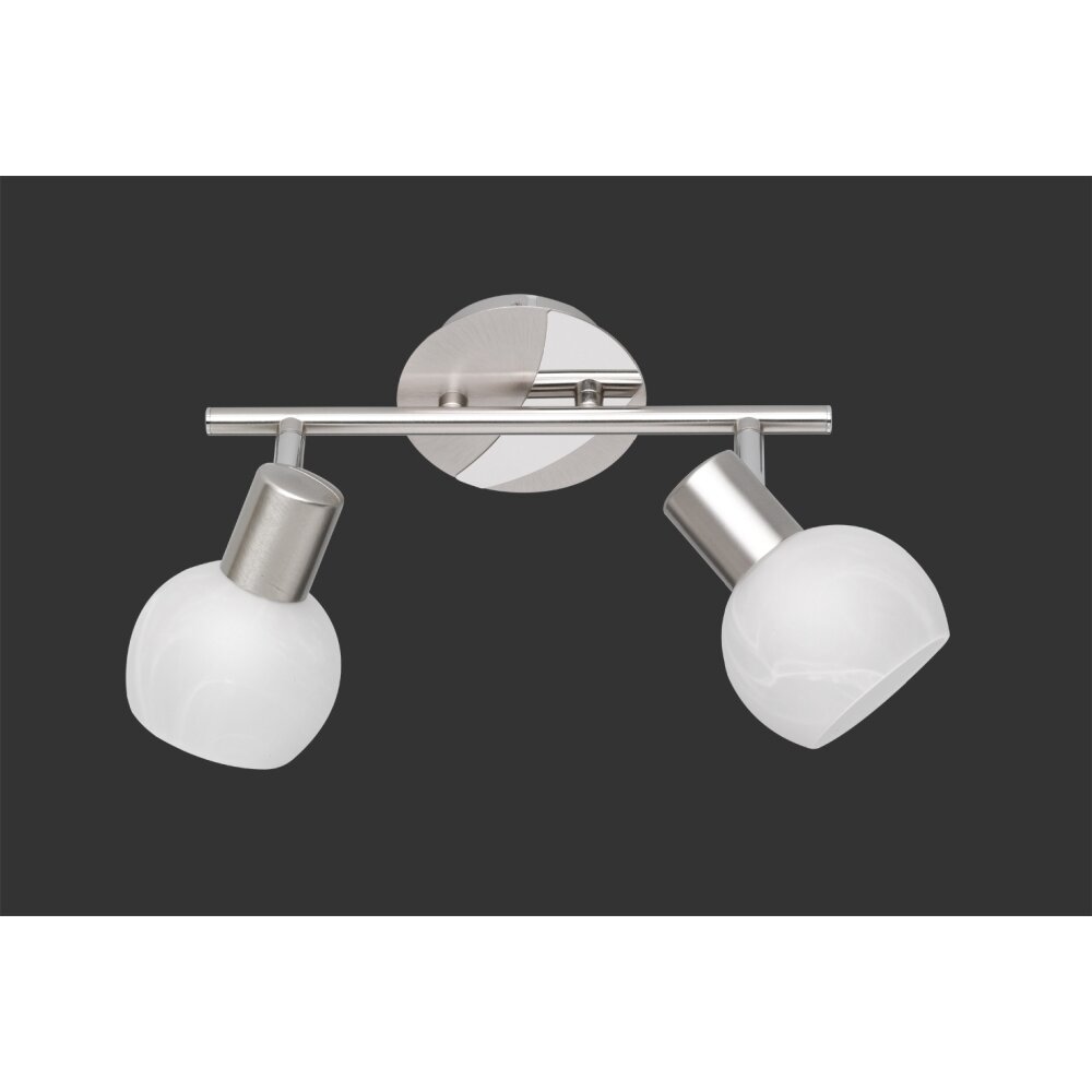 Reality ANTIBES Deckenleuchte Nickel-Matt, 2-flammig main product photo