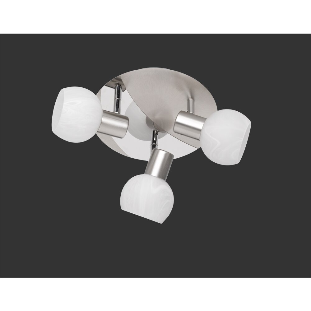Reality ANTIBES Deckenleuchte Nickel-Matt, 3-flammig main product photo