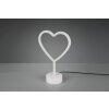 Reality HEART Tischleuchte LED Weiß, 1-flammig