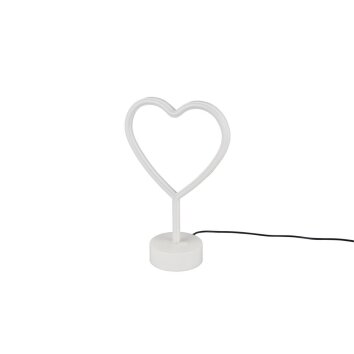 Reality HEART Tischleuchte LED Weiß, 1-flammig Reality HEART Tischleuchte LED Weiß, 1-flammig