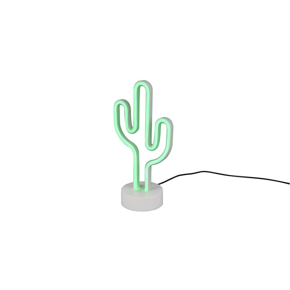 Reality CACTUS Tischleuchte LED Weiß, 1-flammig main product photo