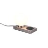 Reality Chloe Tischleuchte Nickel-Matt, 1-flammig