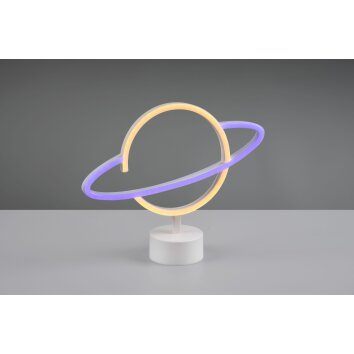 Reality Planet Tischleuchte LED Weiß, 1-flammig