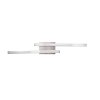 Reality Route Deckenleuchte LED Nickel-Matt, 2-flammig