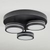 Huallilemu Deckenleuchte LED Schwarz, 3-flammig