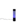Reality Glitter Tischleuchte LED Schwarz, Transparent, Klar, 1-flammig
