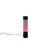 Reality Glitter Tischleuchte LED Schwarz, Transparent, Klar, 1-flammig