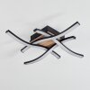 Letala Deckenleuchte LED Holzoptik, 4-flammig