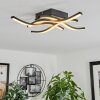 Letala Deckenleuchte LED Holzoptik, 4-flammig