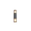 Trio HOOSIC Wandleuchte Schwarz, 2-flammig