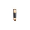 Trio HOOSIC Wandleuchte Schwarz, 2-flammig