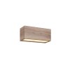 Trio MAYENNE Wandleuchte Holz hell, 2-flammig