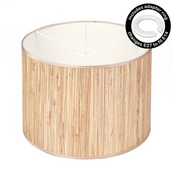 Bongal Lampenschirm 40 cm Naturfarben