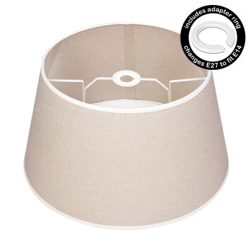 Bassagoda Lampenschirm 45 cm beige, Naturfarben