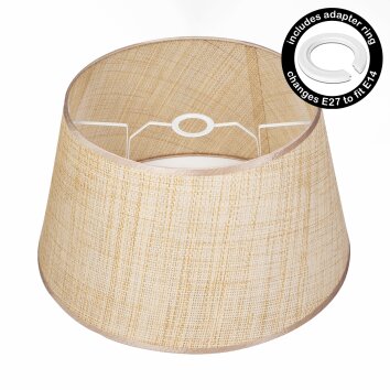 Sabadim Lampenschirm 45 cm Naturfarben