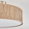 Foggia Deckenleuchte 40 cm Nickel-Matt, 3-flammig