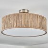 Foggia Deckenleuchte 40 cm Nickel-Matt, 3-flammig