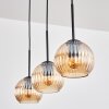 Koyoto Hängeleuchte Glas 15 cm Bernsteinfarben, 3-flammig