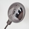 Nikkala Stehleuchte Chrom, Schwarz, 5-flammig