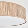 Foggia Deckenleuchte 50 cm Nickel-Matt, 3-flammig
