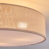 Foggia Deckenleuchte 50 cm Nickel-Matt, 3-flammig
