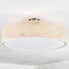 Foggia Deckenleuchte 50 cm Nickel-Matt, 3-flammig