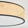 Foggia Deckenleuchte 50 cm Nickel-Matt, 3-flammig