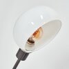 Nikkala Stehleuchte Chrom, Schwarz, 5-flammig