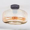 Boza Deckenleuchte Glas 28 cm Bernsteinfarben, 1-flammig