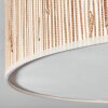 Foggia Deckenleuchte 50 cm Nickel-Matt, 3-flammig