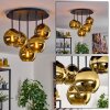 Koyoto Deckenleuchte Glas 15 cm Gold, 5-flammig