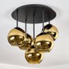 Koyoto Deckenleuchte Glas 15 cm Gold, 5-flammig