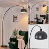 Baloca Bogenlampe 30 cm Schwarz, 1-flammig