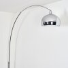 Baloca Stehleuchte 30 cm Chrom, Schwarz, 1-flammig